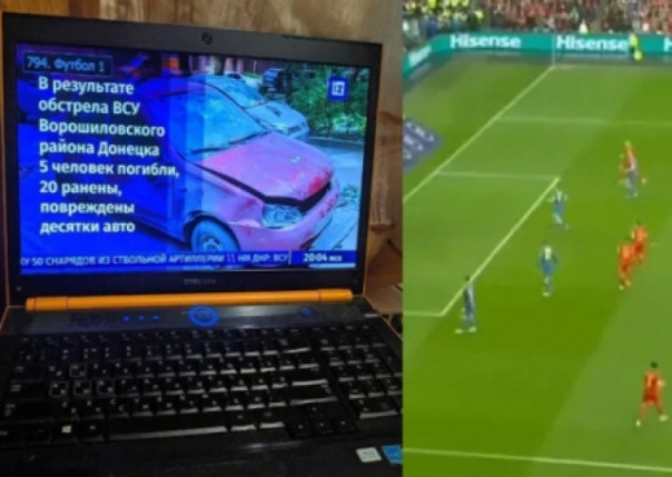 Хакеры взломали украинские телеканалы и вместо матча Украина — Уэльс запустили кадры обстрела Донецка