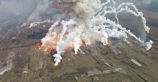 Под Николаевом националисты потеряли сразу три склада с боеприпасами