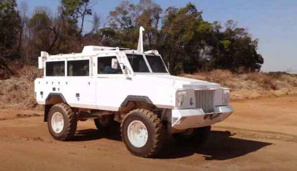 На Донбассе стал трофеем первый эстонский бронеавтомобиль Mamba Mk2 EE