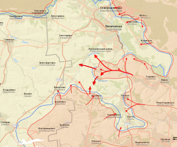 Силы Народной Милиции ЛНР взяли под контроль Золотое и Горское