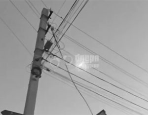 Опубликовано видео прорыва украинской ПВО российскими ракетами