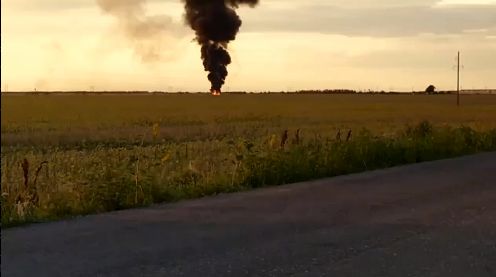 Истребитель потерпел крушение на Херсонщине, лётчик катапультировался