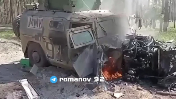 Корпус бронеавтомобиля «Тигр» выдержал подрыв на мине