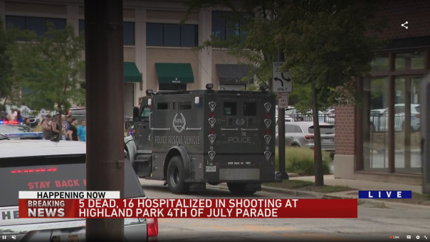 В пригороде Чикаго на параде в честь Дня Независимости произошла стрельба