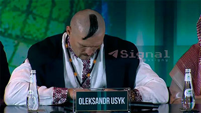 Усику таки отбили мозги на ринге или баблом мозг заплыл…