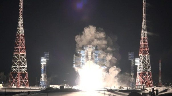 С космодрома Плесецк запустили ракету с военным спутником