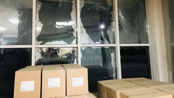 В Мелитополе в центре выдачи гумпомощи прогремел взрыв