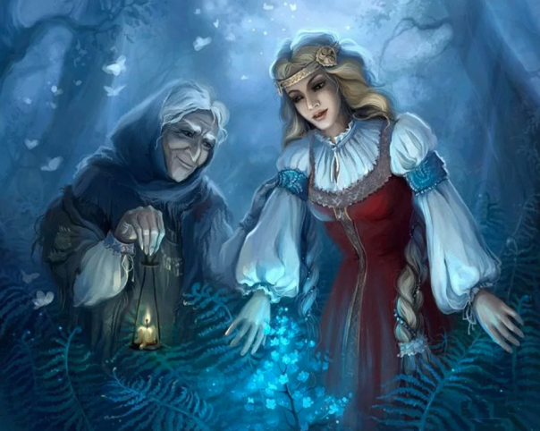 Когда дева приходит к Бабе Яге...