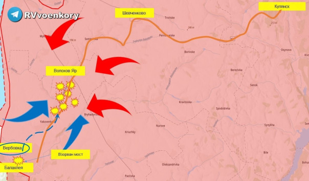 На Харьковском направлении тяжёлые бои.