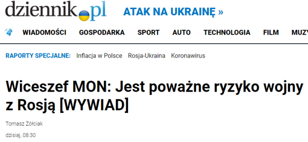 Тут это, новость свежая подоспела. Польша с Россией воевать собралась