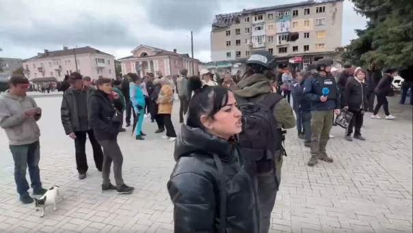 Изюмительная народная любовь. Зелебобу встретили жители Изюма