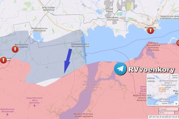 Укрофашисты начали танковое наступление на Херсонщине