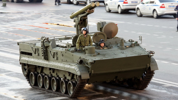 Боевое применение ПТРК «Хризантема» в Запорожской области