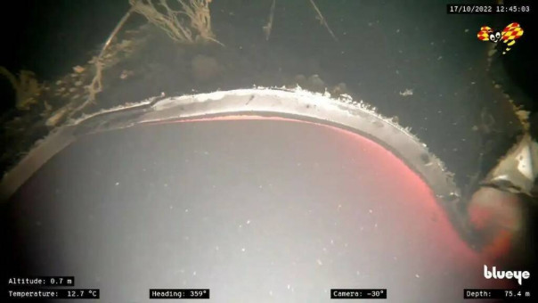 Первые кадры повреждений "Северного потока" опубликованы в шведской газете