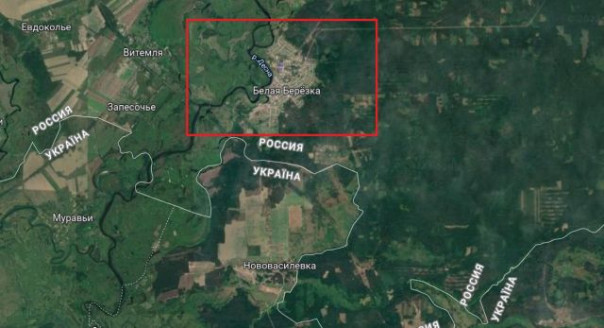 Н.п. Белая Березка Трубчевского района Брянской области — под огнём.