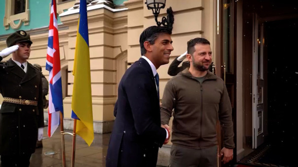 Сунак приехал в Киев и поговорил с Зеленским