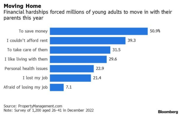 США: Великая миграция молодежи и граждан средних лет - возвращение домой, в подвалы