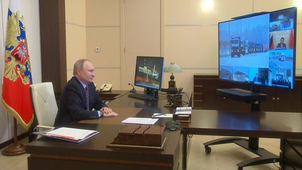 Путин открыл новые участки трассы М-12