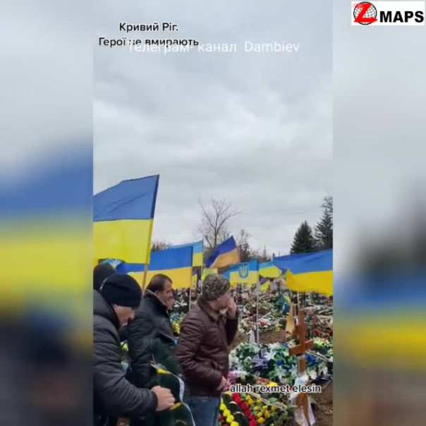 Открытие нового кладбища для личного состава 17-й отбр и 93-й омбр в Кривом Роге