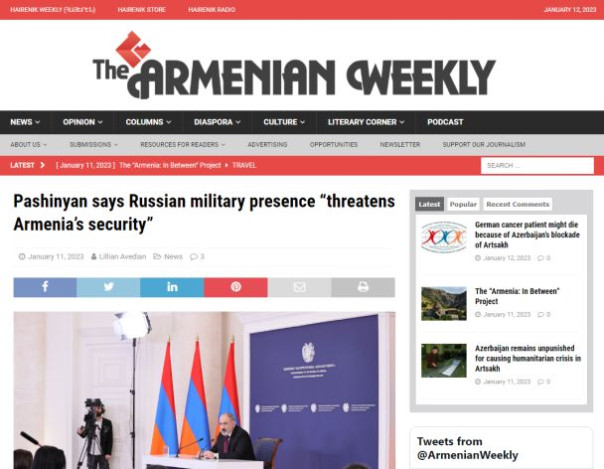 «Военное присутствие России угрожает Армении»: Пашинян выступил против Кремля