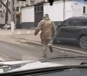 Погоня за призывником в Одессе