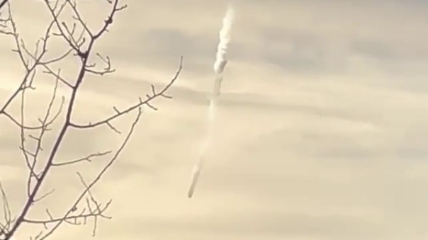 Жители Монтаны в США засняли уничтожение китайского аэростата