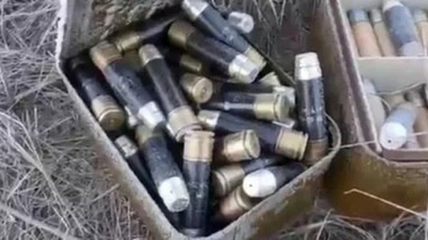 В Херсонской области нашли крупный тайник с боеприпасами