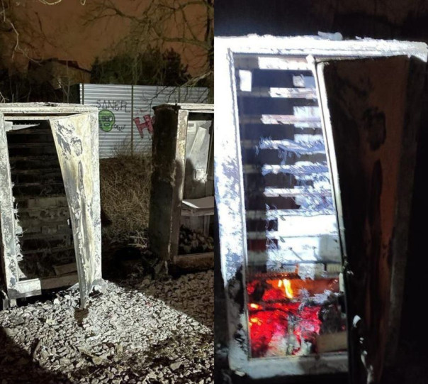 Неизвестные подожгли релейный шкаф рядом с ж/д путями в Орловской области