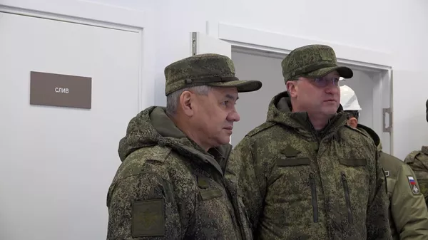 Шойгу проверил работу по восстановлению инфраструктуры Донбасса