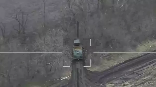 Красивое: "Ланцет" уничтожил под Авдеевкой чехословацкую РСЗО RM-70