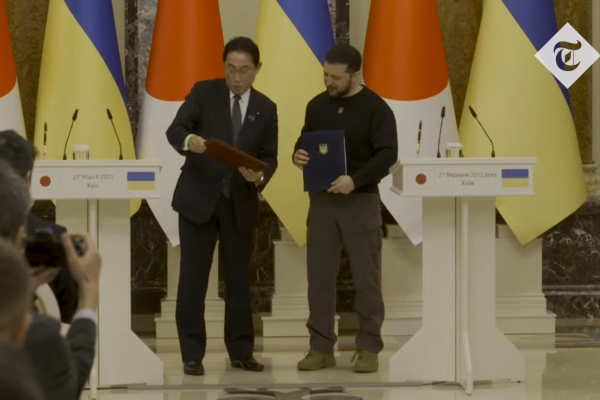 Япония обещала Украине санкции против России и 500 млн долларов