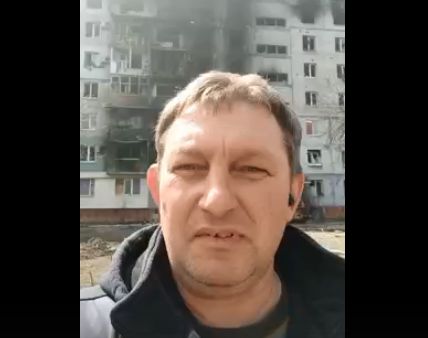 Мирный житель наглядно объяснил почему Армия России стреляет по мирным домам