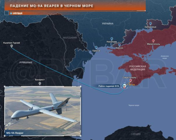 Что же произошло с американским БПЛА MQ-9? | Минобороны прокомментировало инцидент с американским БПЛА над Черным морем