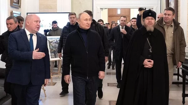 Путин приехал в Крым в годовщину воссоединения с Россией