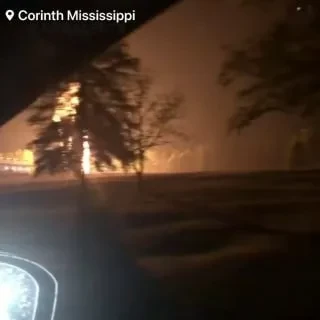 В штате Миссисипи загорелся магистральный газопровод