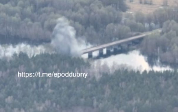 ВКС РФ ударили по мосту через реку Жеребец на Сватовском направлении