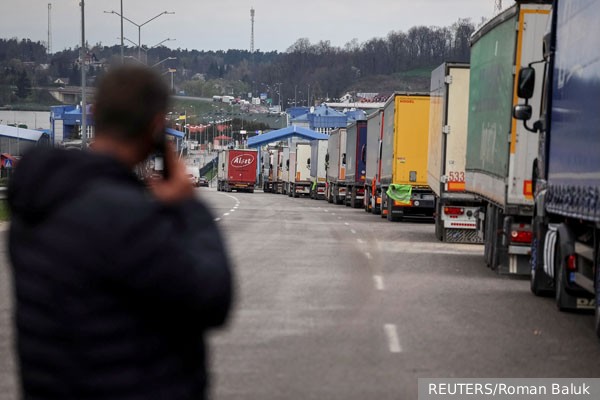 Украина вывела из себя польских дальнобойщиков
