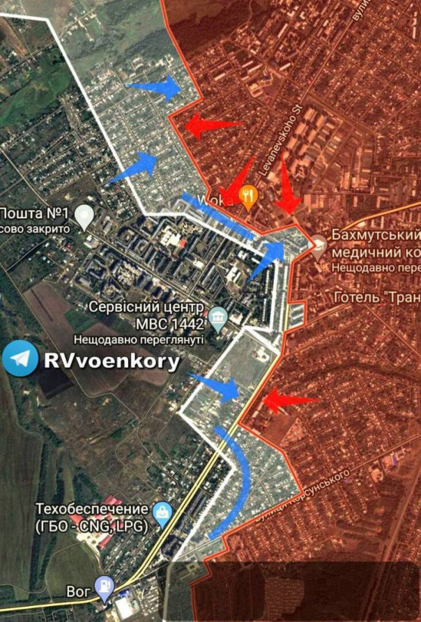 Мощный ночной штурм Бахмута: ЧВК «Вагнер» продавила оборону в последней цитадели ВСУ