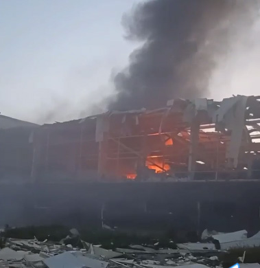 Шикарный прилёт по располаге укронацистов