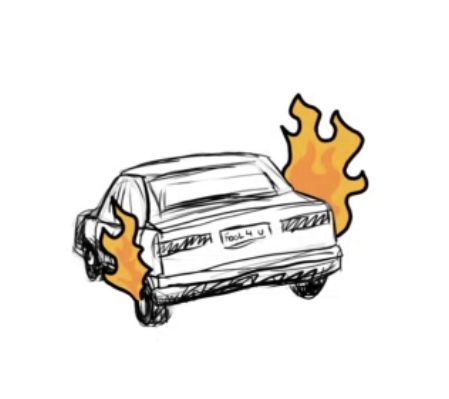 В Берлине сожгли автомобиль благотворителей, которые занимались помощью беженцам с Украины