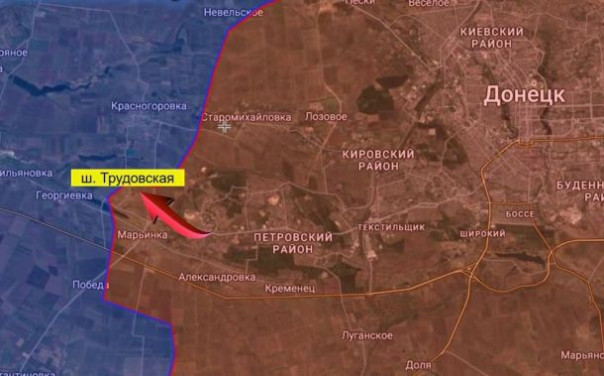 Внезапная атака мощной российской бронегруппы прорвала оборону ВСУ у шахты "Трудовская" на 1 км