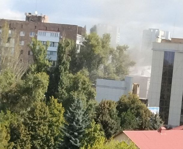 В центре Донецка прогремело несколько мощных взрывов
