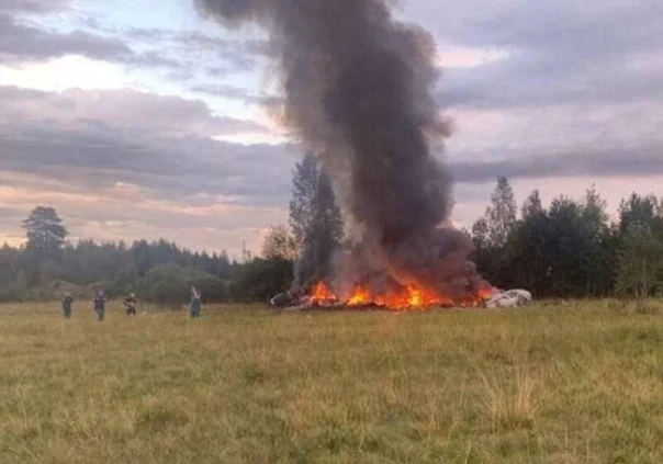 Разбился самолет с Евгением Пригожиным в списке пассажиров