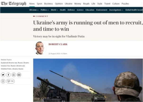 The Telegraph: Украинской армии не хватает людей и времени