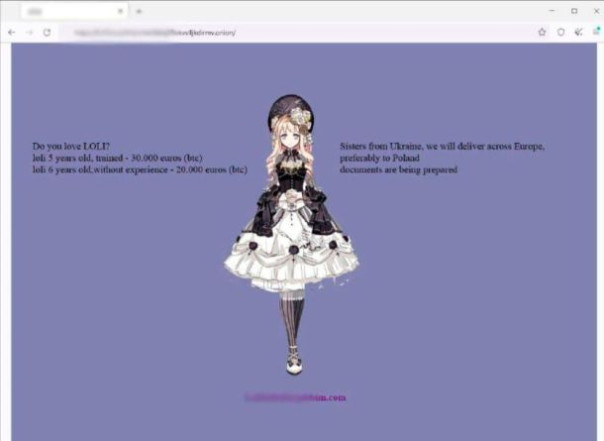 Украинских детей продают в Интернете