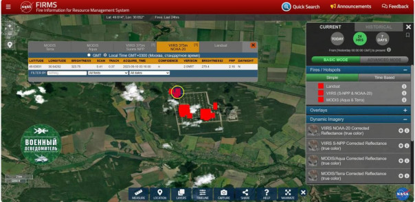 В результате ночного удара барражирующими боеприпасами уничтожен 20-й арсенал инженерных войск ВСУ в Ракитнянском районе Киева