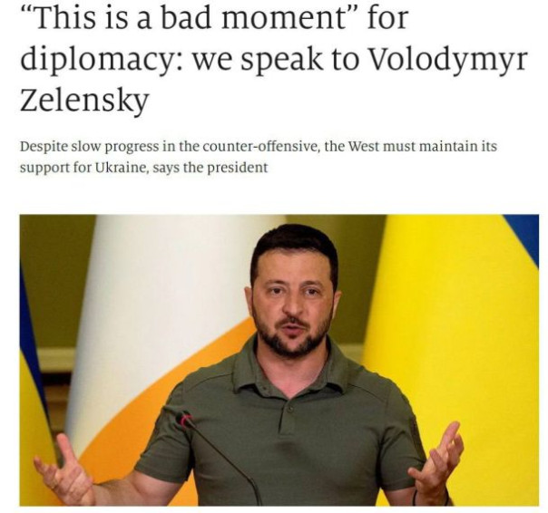 Зеленский в интервью The Economist угрожает Европе бунтами украинских беженцев