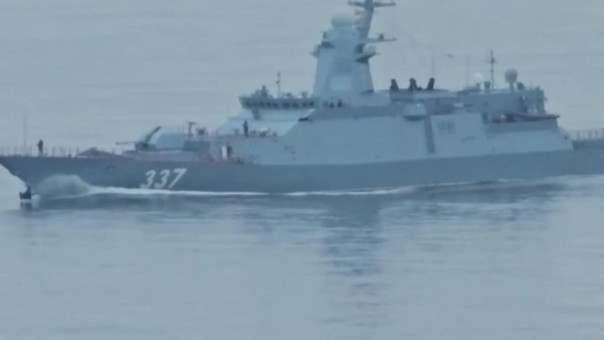 "Гремящий" поразил условного противника с расстояния более 300 километров, Корвет «Стойкий» выполнил ракетные стрельбы в Балтийском море