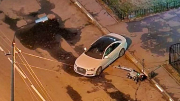 Вблизи подозрительного автомобиля в Люберцах произошел взрыв