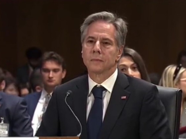 Блинкен сидел с покер-фейсом: появилось видео прорыва сторонников Палестины в Конгресс США